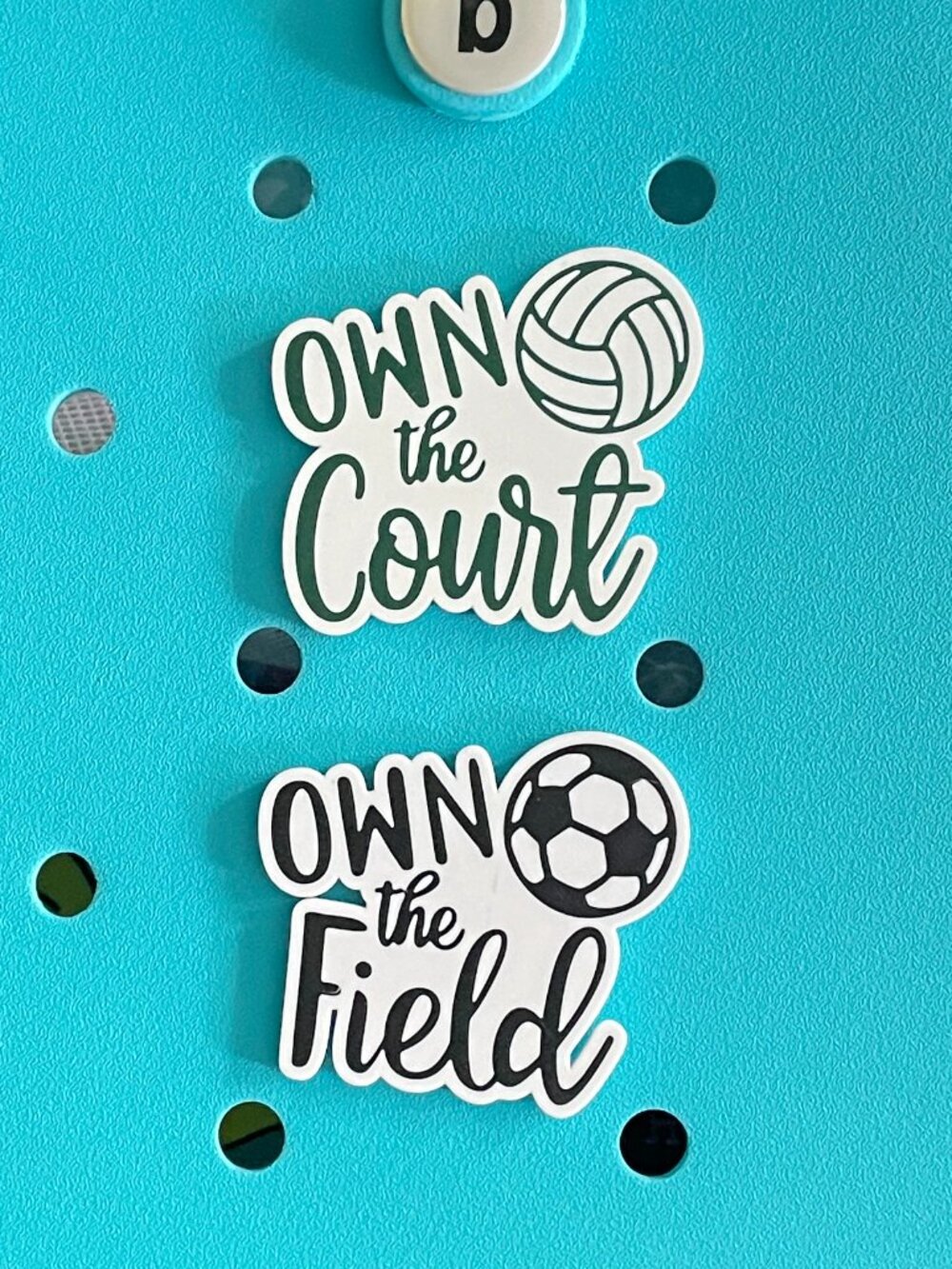 Soccer Bogg Charm-Own The Field Bogg Charm-Volleyball Bogg Charm-Own The Court